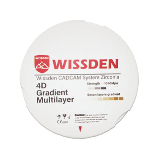 4D Multilayer zirconia 95mm system
