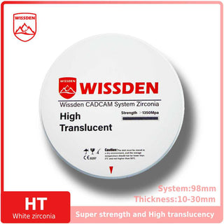 HT white zirconia 98mm system