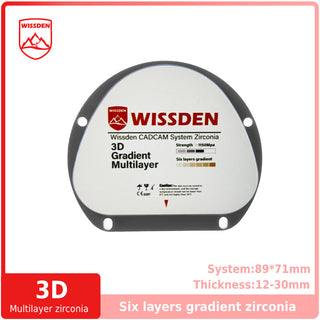 3D Multilayer zirconia 71mm system